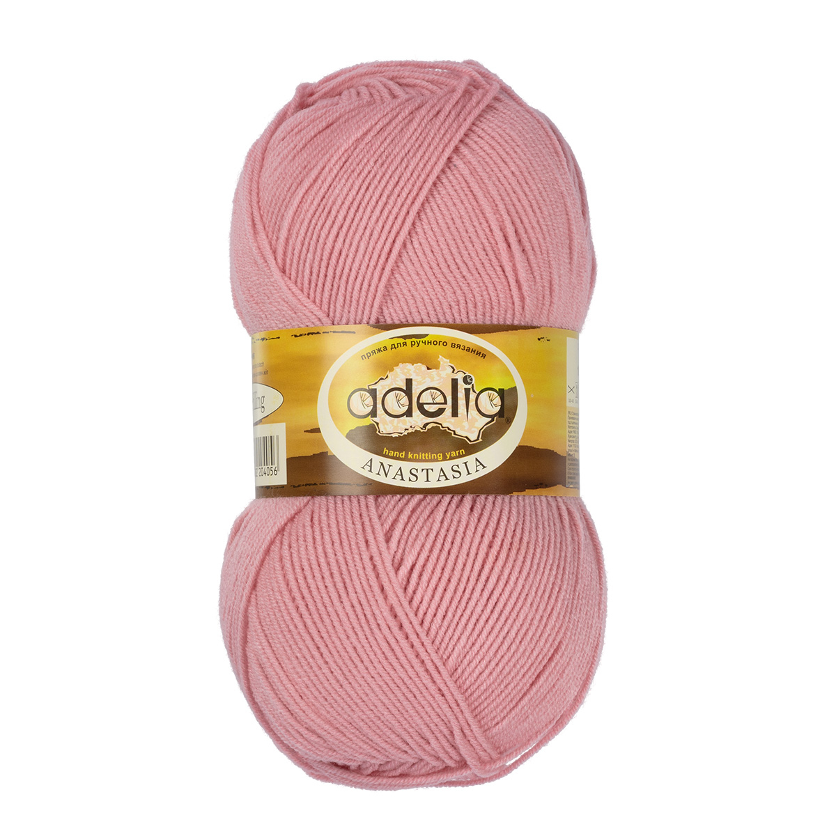 Пряжа ADELIA "ANASTASIA" 100% акрил 1 шт. х 100 г 330 м ± 10 м №06 античная роза