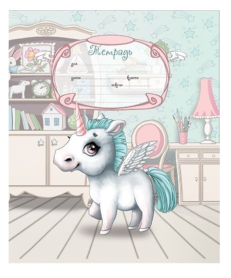 Тетрадь 12л. кл. "Ангелочки" ПЗБФ (017168)