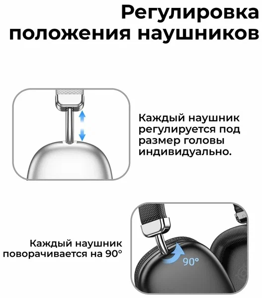 Гарнитура Bluetooth HOCO W35 полноразмерные, черные