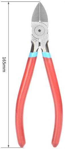 Кусачки бокорезы 165мм, Iwiss PL2200, 60HRC, возвратный механизм, косые