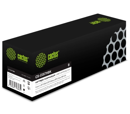 Картридж_лазерный Cactus CS-C057HBK (057 H) для Canon LBP228x/LBP226dw/LBP223dw/MF449x/MF446x/MF445dw черный (10000 стр)