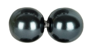 Бусина Чехия "PRECIOSA" под жемчуг 132-19-001 4 мм 20 шт 70040 темно-серый