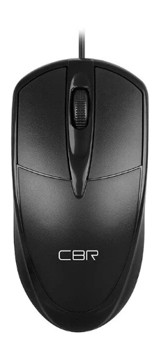 Мышь USB CBR CM 120 оптическая, 1000dpi, кабель 1.8м, Black