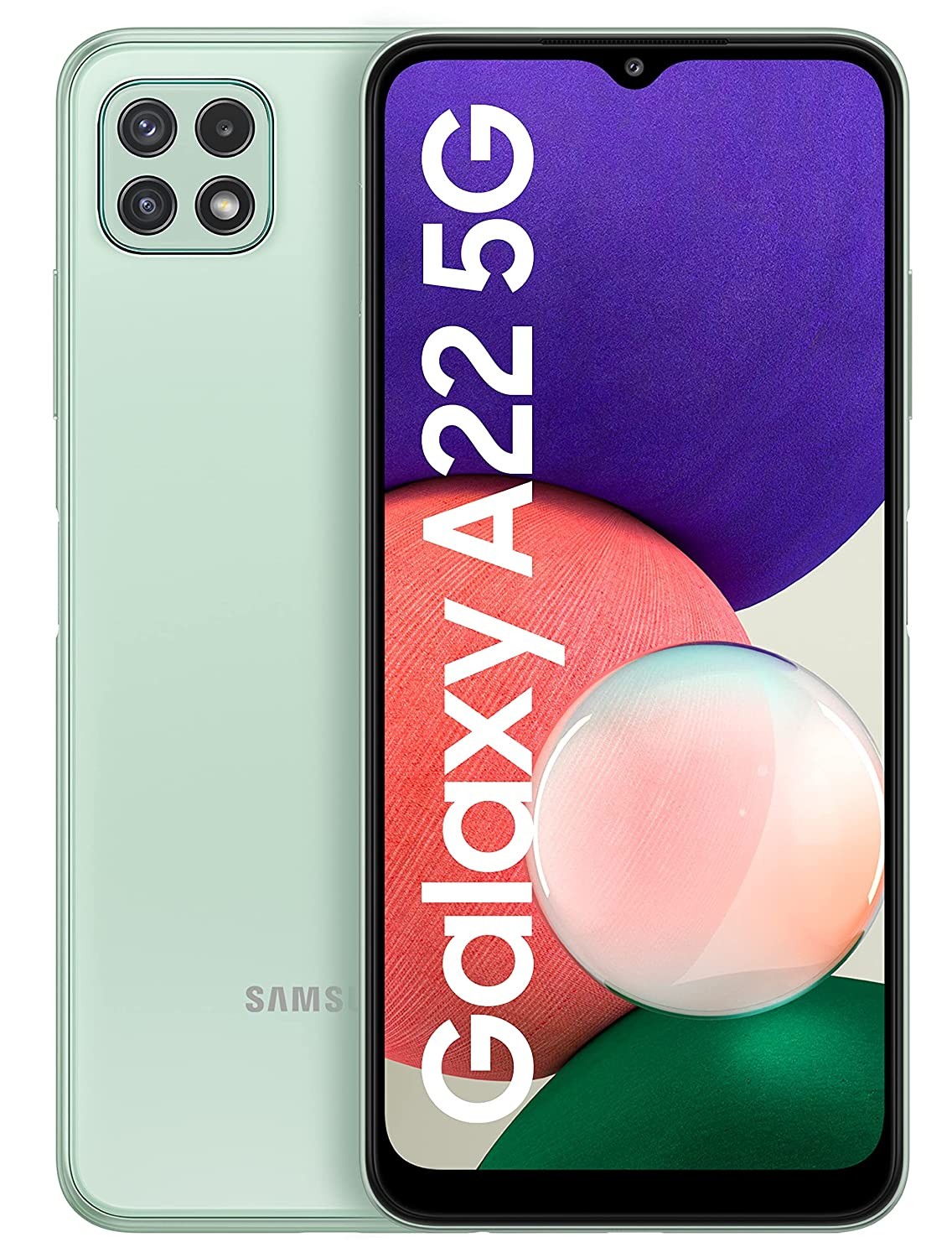 Смартфон Samsung Galaxy A22 4Гб 128Гб SM-A225F Мятный 6.4