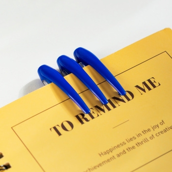 Ручка шариковая DELI "Arris Golde" синяя, 07мм (CQ40-BL)