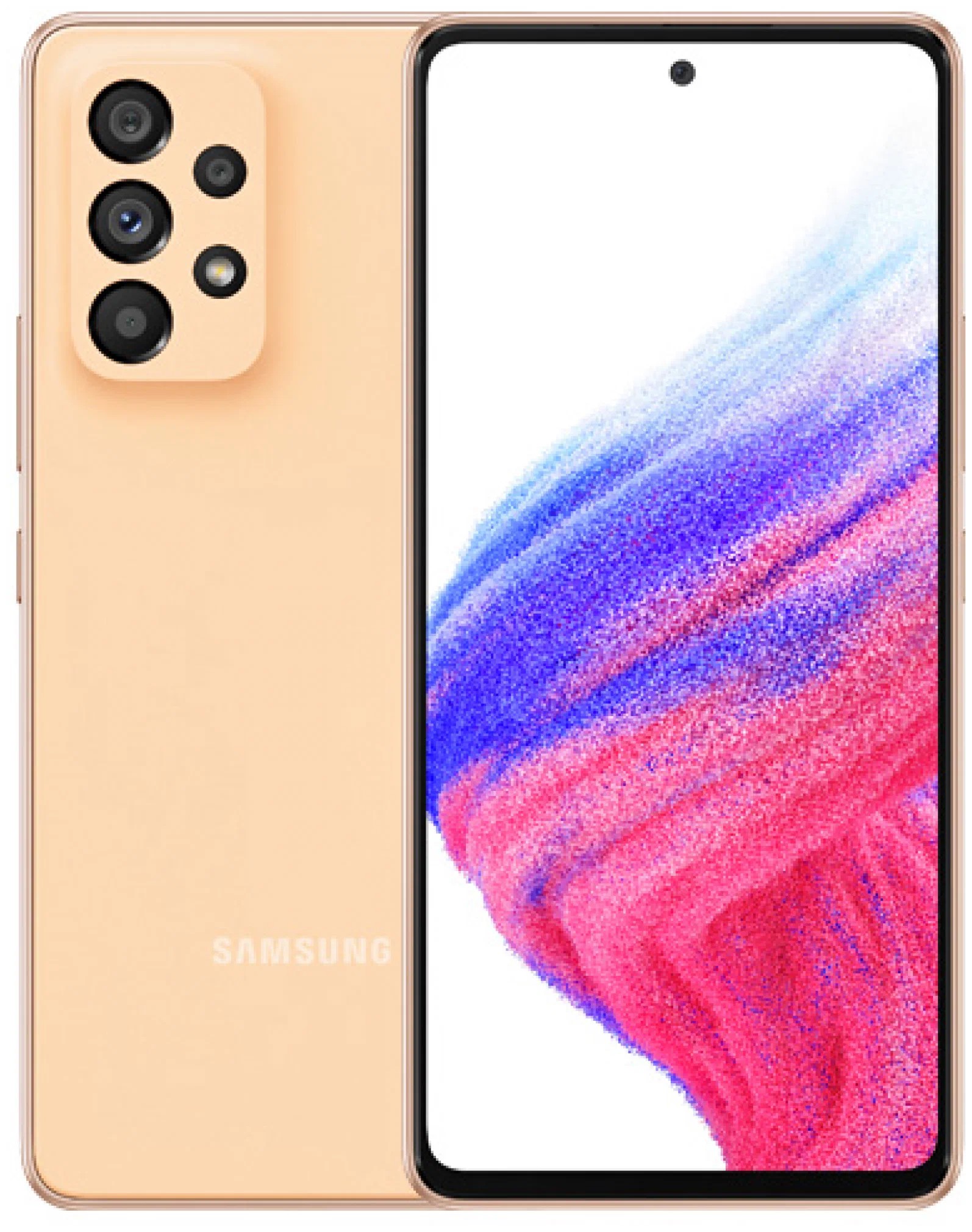 Смартфон Samsung Galaxy A53 5G 6Гб 128Гб SM-A536E Awesome Peach 6.5