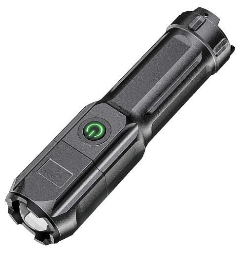 Фонарик ручной Hiking 2023009, LED T6,  5вт, 1200мАч, microUSB