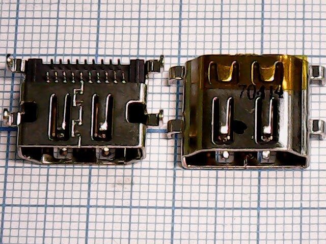 Разъем HDMI №01 Asus K43 X43 Acer 5251 5252 5551 5552 5741 5742
