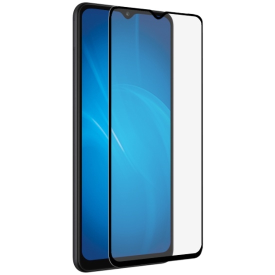 Защитное стекло для Samsung Galaxy A02/A02S/A03s ANTI-SPY с цветной рамкой (fullscreen) (DF sAntiSpy