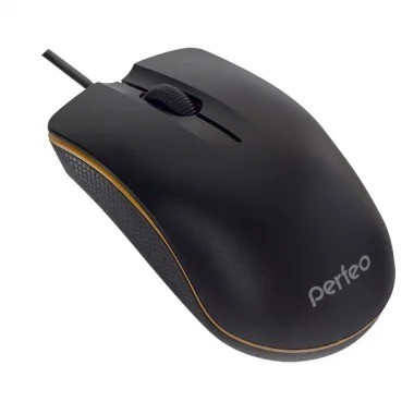 Мышь USB Perfeo LINE (PF-A4492) оптическая, 3кн. 800dpi Black