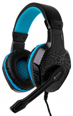 Игровая гарнитура Оклик HS-L400G ZEUS мониторные, 32Ом, 105дБ, кабель 1.8м, Black