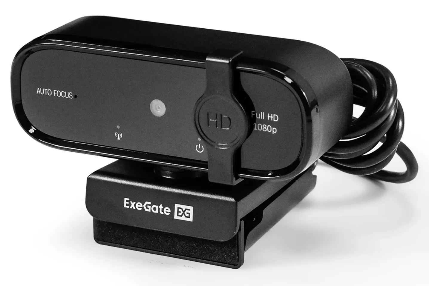 Веб-камера ExeGate BlackView C720 Full HD AF (2Мп, 1920х1080,1080P, 30fps,автоматический фокус, защитная шторка)