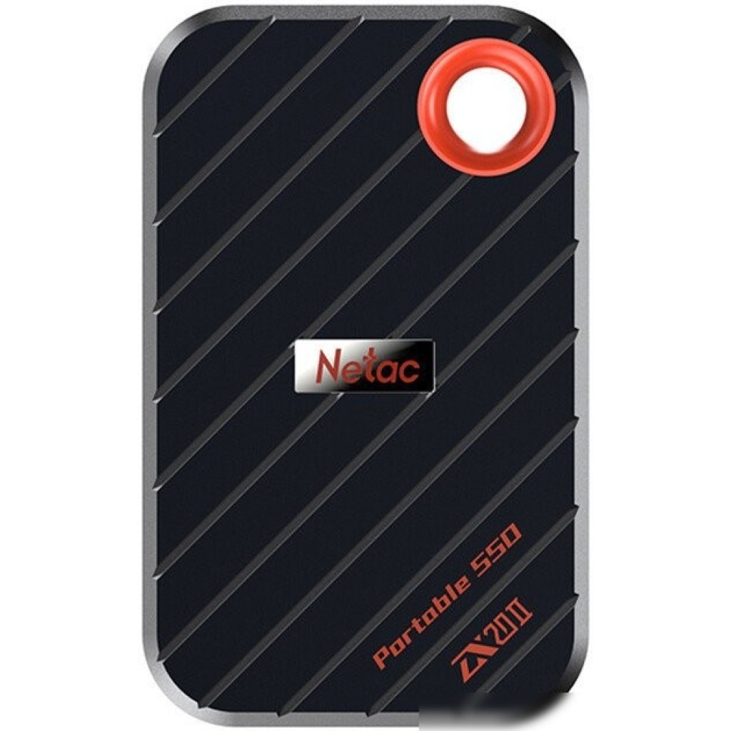 Внешний SSD диск USB3.2 512Gb Netac ZX20 II  [NT01ZX20II-512-32BK](2000/1800 Мб/с)