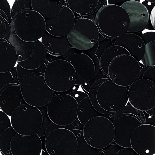 Пайетки "Zlatka" россыпью ZF-27 15 мм 10 г №04 черный