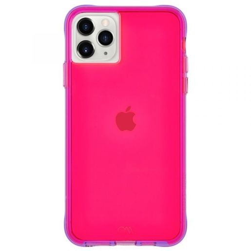 Накладка для iPhone 11 Pro Case-Mate Tough NEON розовый/фиолетовый (CM039338)