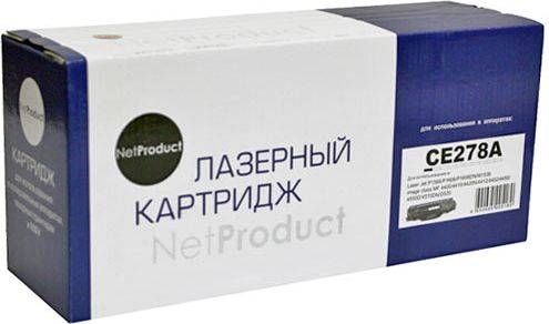 Картридж_лазерный NetProduct N-CE278A для HP LJ Pro P1566/P1606dn/M1536dnf черный (2100стр)