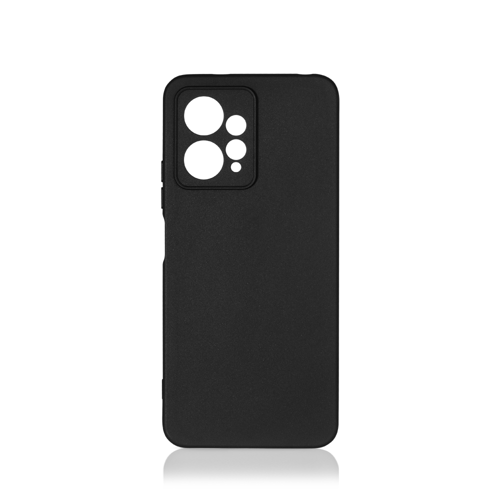 Чехол силиконовый для Xiaomi Redmi Note 12 (4G) DF xiCase-83 (black)