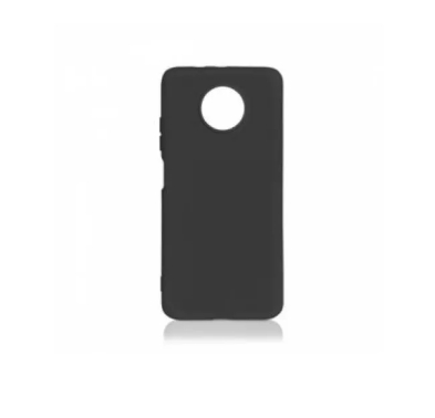 Накладка для Xiaomi Redmi Note 9T Deppa Gel Color черный, PET синий (870092)