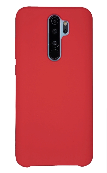 Чехол силиконовый для Xiaomi Redmi Note 8 pro Silicone case красный