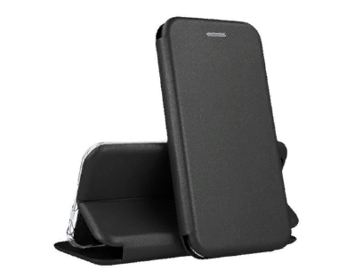 Чехол-книжка для Xiaomi Redmi Note 8T INNOVATION Book черный,на силиконовой основе и магните