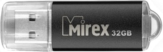 Флеш-накопитель USB2.0 32Gb Mirex Unit (13600-FMUUND32) черный