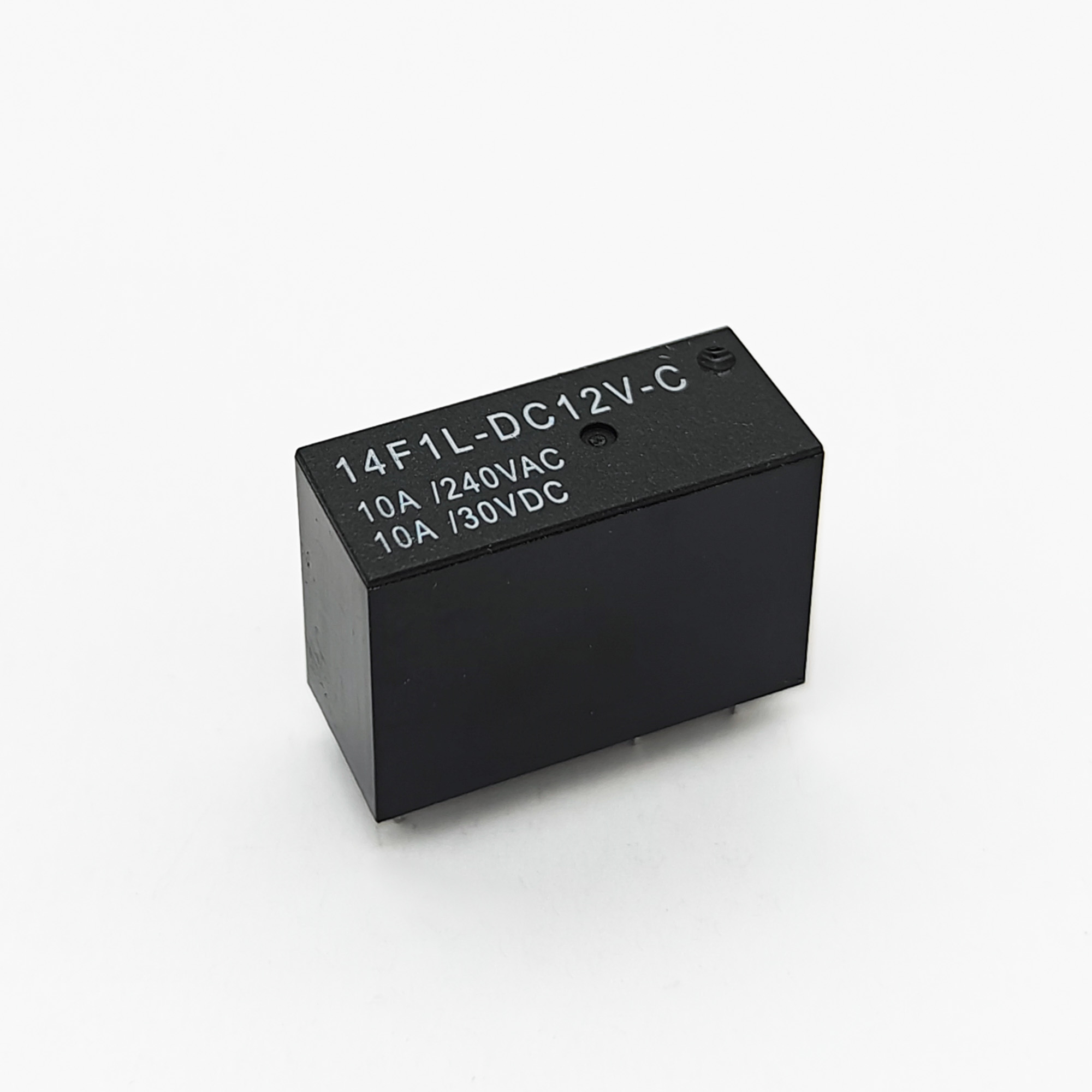 Реле электромагнитное DC 12в, 10а, SPDT, 24.6*12.6*29мм, Ruichi 14F1L-DC12V-C (JQX-14F1)