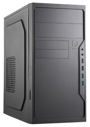 Корпус ATX 450w Foxline FL-733R-FZ450R-U32H-NRP (петля для замка, отверстие для замка кенсингтон, по