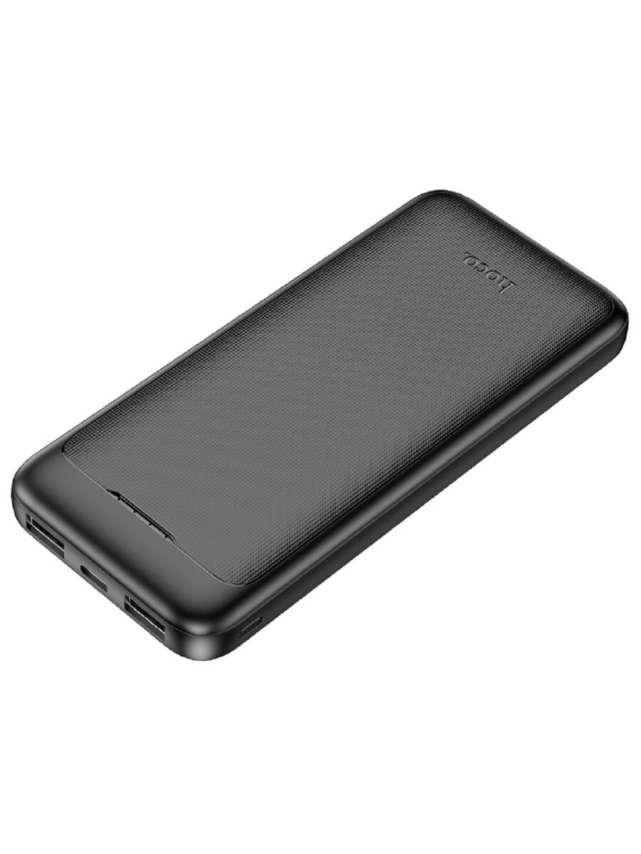 Аккумулятор внешний 10000_mAh HOCO J111 2USB/Micro/Type-C (черный)