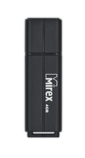 Флеш-накопитель USB2.0 4Gb Mirex Line (13600-FMULBK04) черный