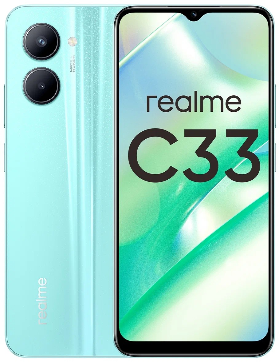 Смартфон Realme C33 4Гб 128Гб Голубой 6.5