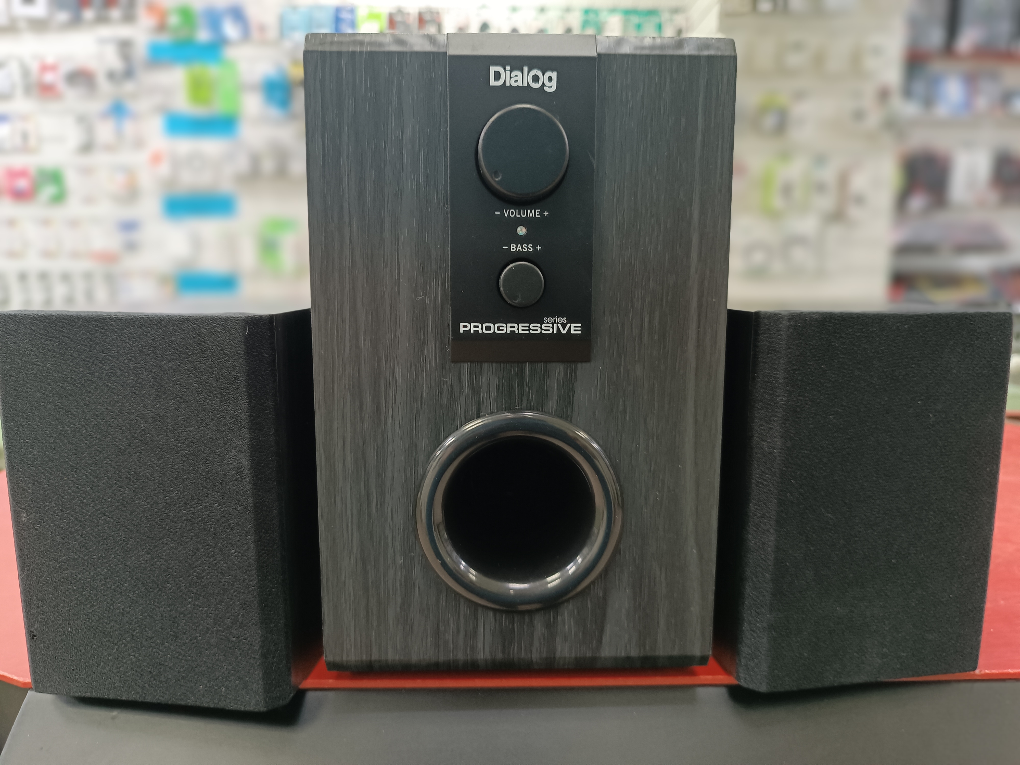 Распродажа! Актив.колонки 2.1 Dialog Progressive AP-100 12Вт, питание от сети, MDF, Black(царапины)