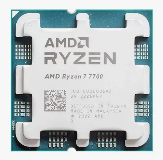 Процессор AMD AM5 Ryzen 7 7700 (8ядер/16потоков*3,8ГГц-5,3ГГц,32Мб,AMD Radeon Graphics,65Вт) oem
