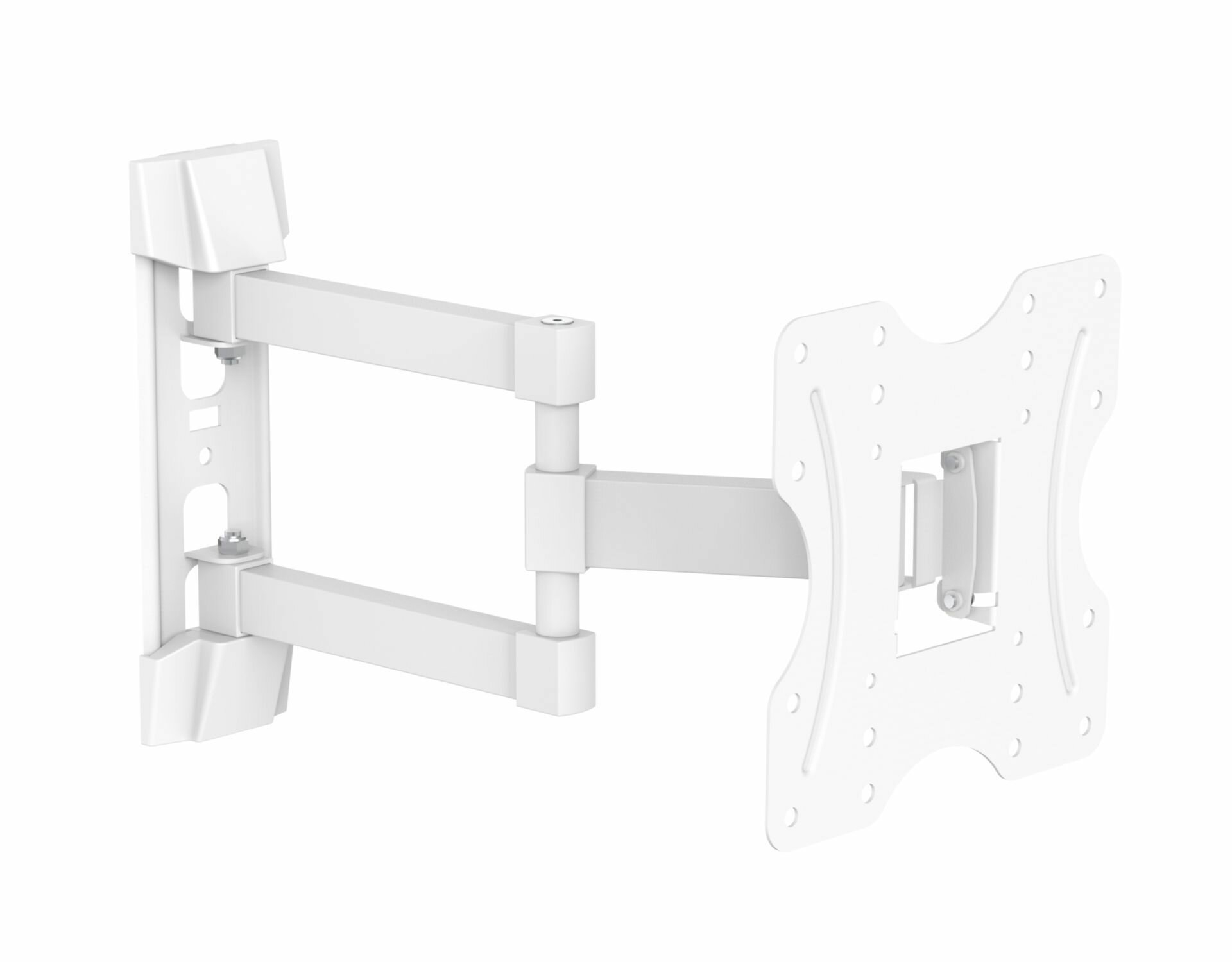 Кронштейн ITECHmount LCDN532 White белый настенный,с выносом, для тв,23-42",до 30кг,от стены 56-415мм,с функцией наклона ＋3°～-10°,VESA: 100x100, 200x1
