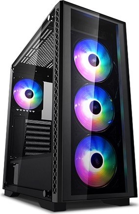 Корпус E-ATX Б_БП Deepcool MATREXX 50 ADD-RGB 4F (1*USB3.0+2*USB2.0, Audio, TG, 4x120mm ARGB, черный)[MATREXX 50 ADD-RGB 4F]