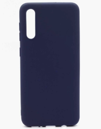 Накладка для Samsung Galaxy A50/A50S/A30S ZIBELINO Soft Touch темно-синяя
