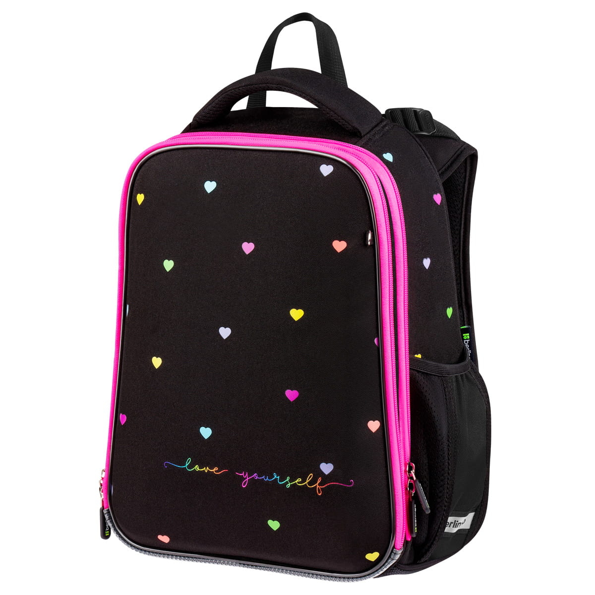 Ранец Berlingo Expert "Love Yourself" 37*28*16см, 2 отделения, 2 кармана, RU-EX-1110