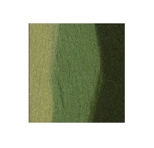 Шерсть для валяния "Gamma" MY-050 100% полутонкая шерсть 50 г №6111 з.яблоко/морские водоросли/липа
