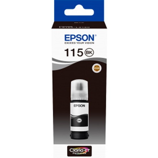 Контейнер_с_чернилами Epson 115 (C13T07C14A) для L8160/8180 черный (70 мл)