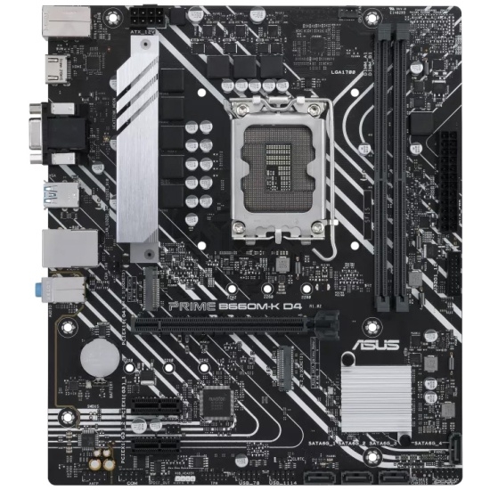 Мат.плата S1700 B660 ASUS PRIME B660M-K D4 (mATX,2DDR4,2M.2,,PCI-E16,2PCI-E,4SATA3,VGA,HDMI,PC5333)