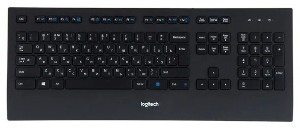 Клавиатура USB Logitech K280E (920-005215) мембранная, 104 клавиши, Black