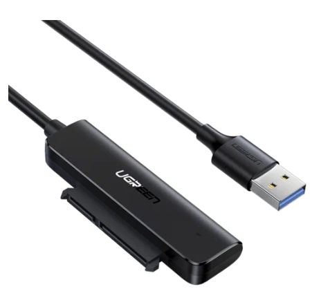 Переходник USB=>SATA 2.5"UGREEN CM321 (70609) 50см, черный