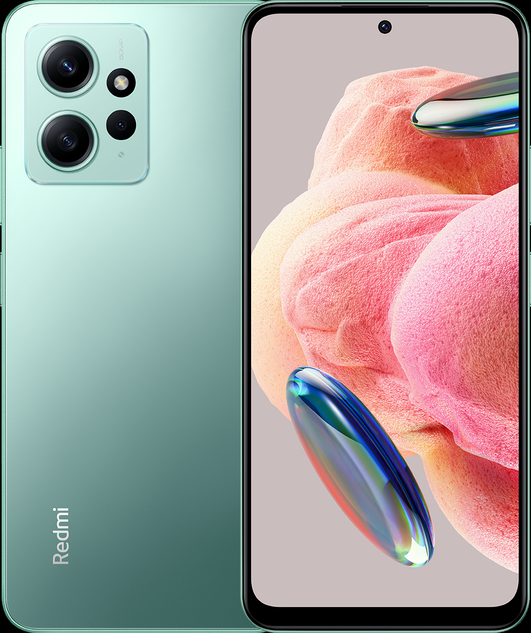 Смартфон Xiaomi Redmi Note 12 6Гб 128Гб Mint Green 6.67