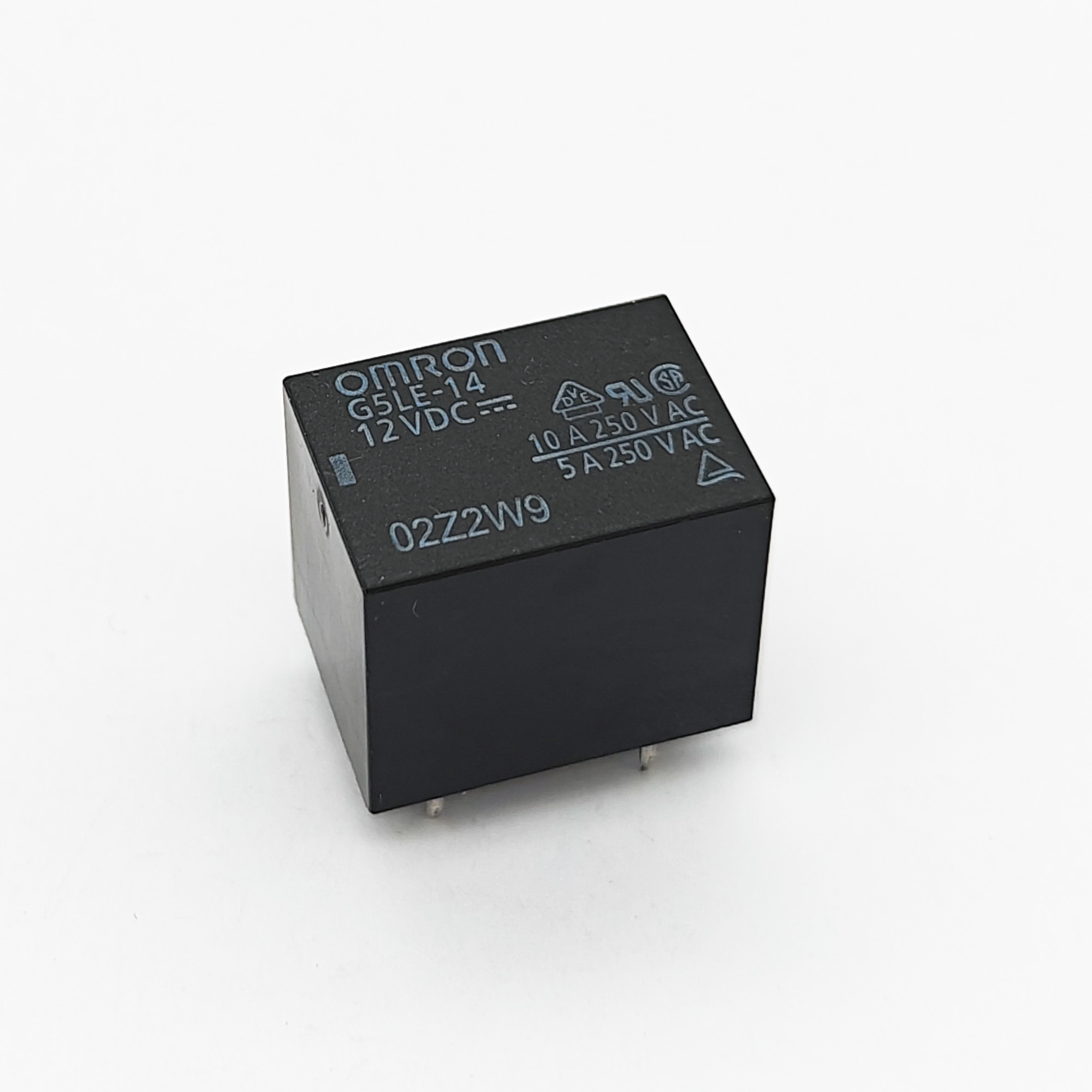 Реле электромагнитное DC 12в, 10а, SPDT, 22.5*16.5*19мм, Omron G5LE-14 12VDC