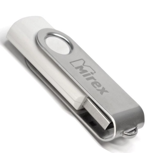Флеш-накопитель USB2.0 32Gb Mirex Swivel (13600-FMUSWT32) белый
