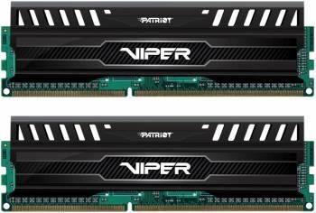 Память DDR3 2x4GB 1600MHz Patriot PV38G160C9K Viper 3 RTL Gaming PC3-12800 CL9 DIMM 240-pin 1.5В с радиатором Ret
