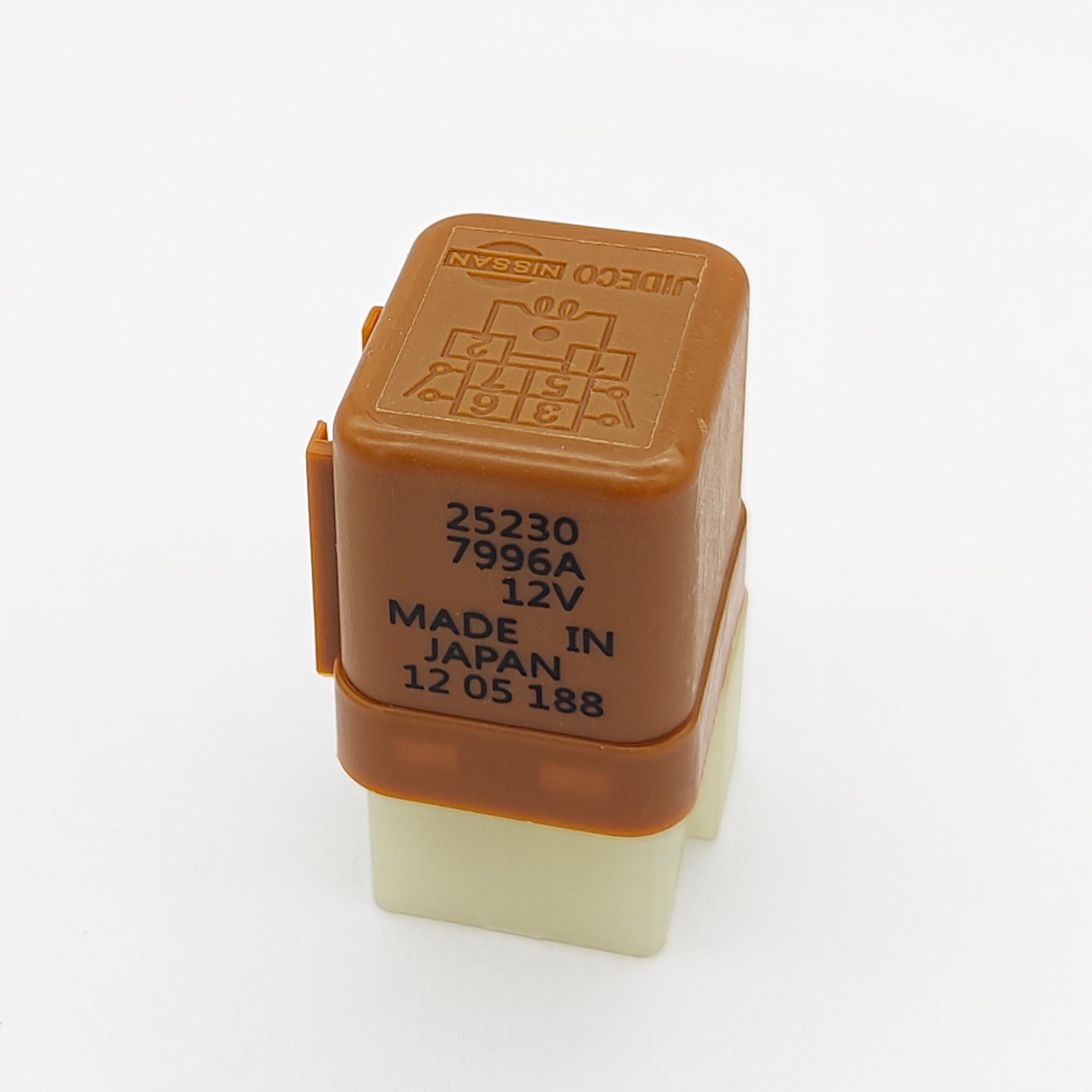 Реле электромагнитное DC 12в, DPDT, 28.7*28.7*46.4мм, Jideco 25230 7996A