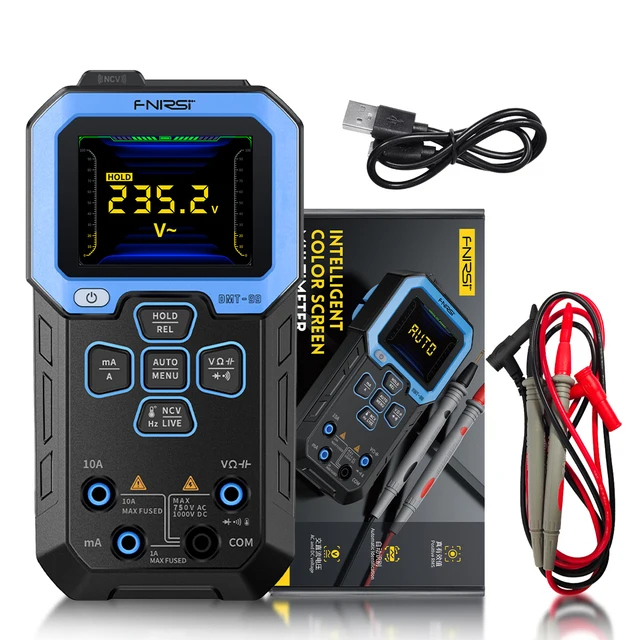 Мультиметр Fnirsi DMT-99, TrueRMS, 10000counts, Li-ion 1500mAh, Type-C