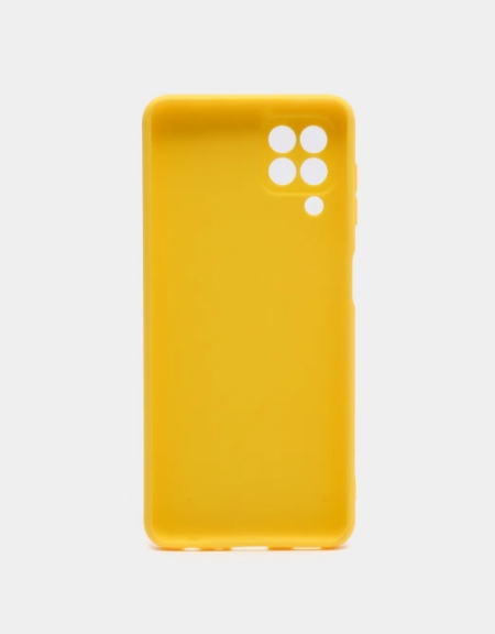 Накладка для Samsung Galaxy A22 Zibelino Soft Matte желтый,защита камеры (ZSM-SAM-A225-CAM-YEL)