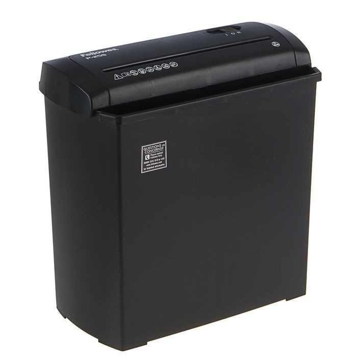 Уничтожитель документов Fellowes PowerShred P-25S, DIN P-1, 7 мм, 5лст, 11 лтр., FS-47010