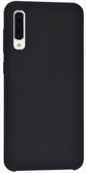 Чехол силиконовый для Samsung Galaxy A50 Silicone case черный